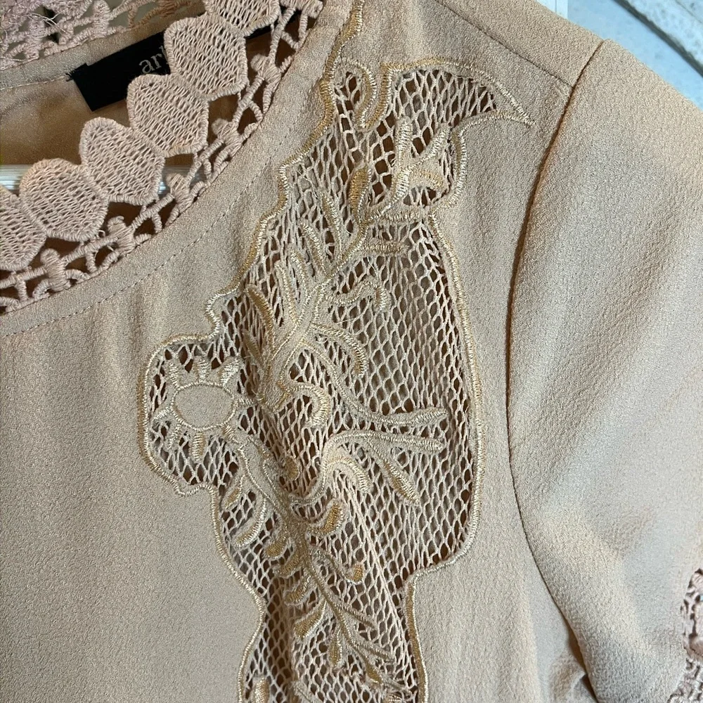 NWOT Ark & Co Womens Embroidered Lace Boho Dress - So Cute! - Picture 2 of 12